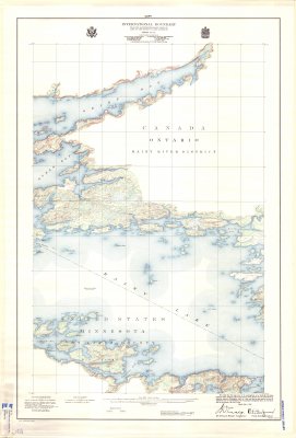 International Boundary from the Northwesternmost point of Lake of the Woods to Lake Superior -- Sheet No. 12