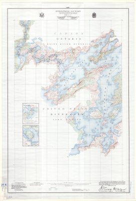 International Boundary from the Northwesternmost point of Lake of the Woods to Lake Superior -- Sheet No. 20