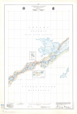 International Boundary from the Northwesternmost point of Lake of the Woods to Lake Superior -- Sheet No. 23