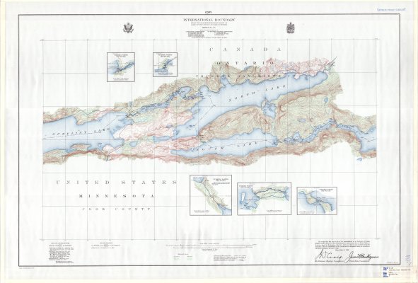 International Boundary from the Northwesternmost point of Lake of the Woods to Lake Superior -- Sheet No. 26