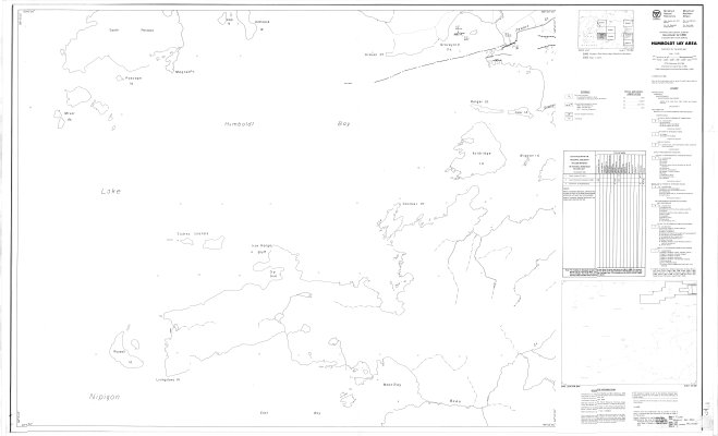 Humboldt Bay Area : District of Thunder Bay Ontario Geological Survey Preliminary Map