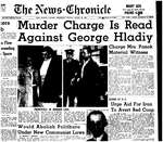 Murder Charge is Read Against George Hladiy ; Charge Mrs. Panok Material Witness