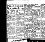 Panok's Death Due to Asphyxia