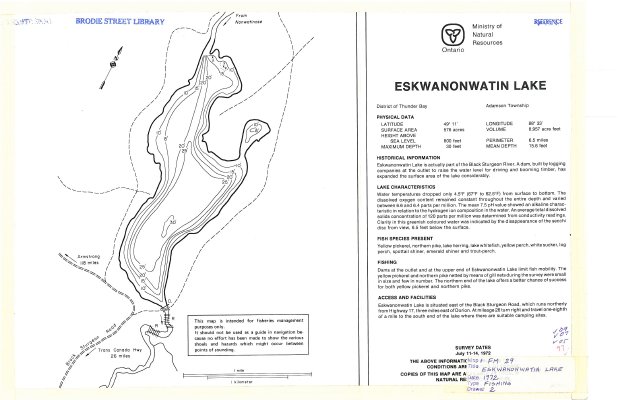 Eskwanonwatin Lake