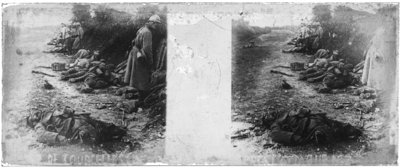 Dead Soldiers After Attack at Courcelles France