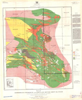 Mississagi Reserve and Goulais River Iron Ranges : Districts of Algoma and Sudbury, Ontario