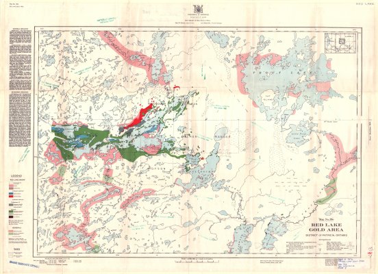 Red Lake Gold Area : District of Patricia, Ontario