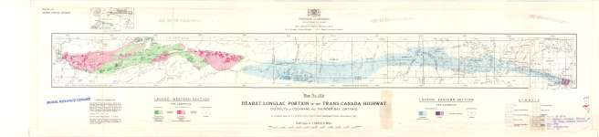 Hearst-Longlac Portion of the Trans-Canada Highway : Districts of Cochrane and Thunder Bay, Ontario