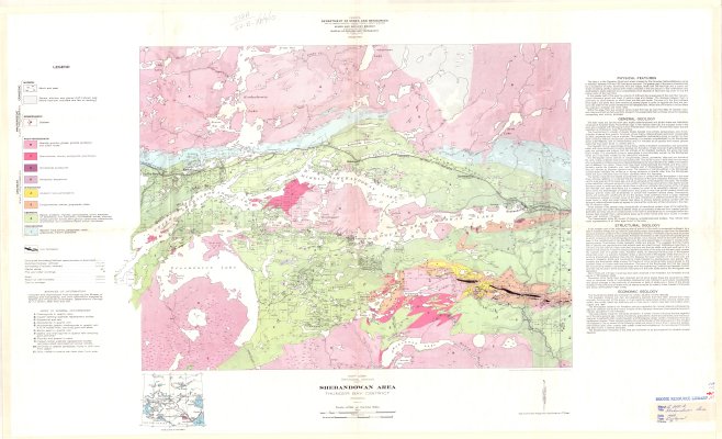 Shebandowan Area : Thunder Bay District