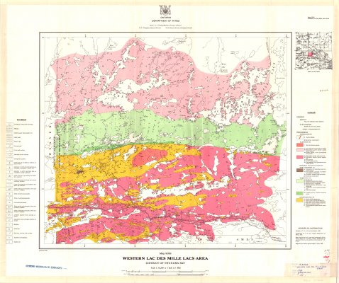 Western Lac Des Mille Lacs Area : District of Thunder Bay