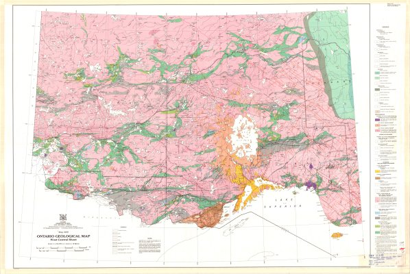 Ontario Geological Map : West Central Sheet