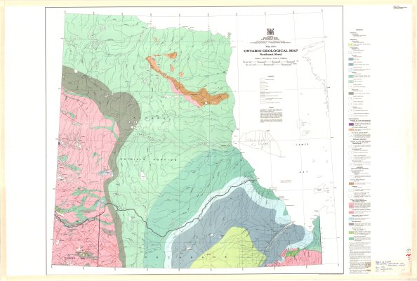 Ontario Geological Map : Northeast Sheet