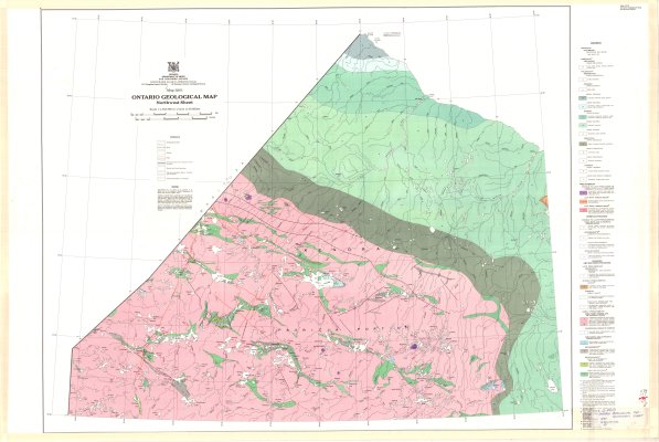 Ontario Geological Map : Northwest Sheet