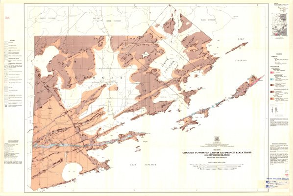 Crooks Township, Jarvis and Prince Locations and Offshore Islands : Thunder Bay District