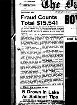 Fraud Counts Total $15,541