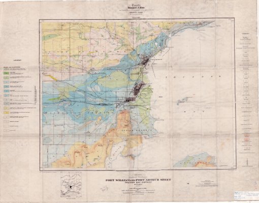 Fort William and Port Arthur Sheet : Thunder Bay District (Surface Deposits)