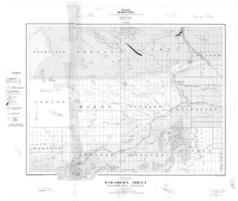 Kakabeka Sheet : Thunder Bay District