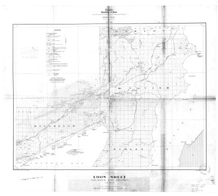 Loon Sheet : Thunder Bay District