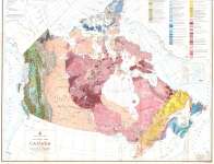 Tectonic map of Canada