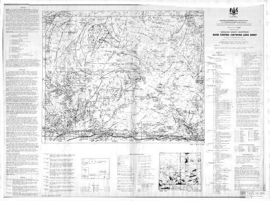 Mine Centre - Entwine Lake Sheet : Operation Ignace - Armstrong