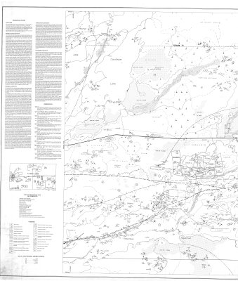 Klob Lake Area (Eastern Part) : District of Thunder Bay (Left half of map)