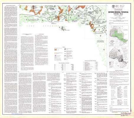 Ontario Mineral Potential : Schreiber Sheet