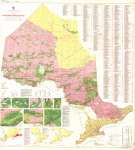 Ontario Mineral Map (Left Half)