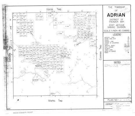 The Township of Adrian : District of Thunder Bay