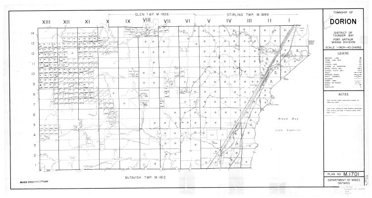 Township of Dorion : District of Thunder Bay