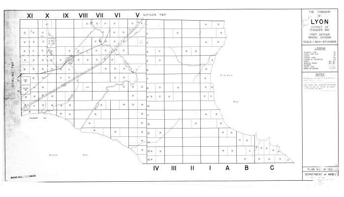 The Township of Lyon : District of Thunder Bay