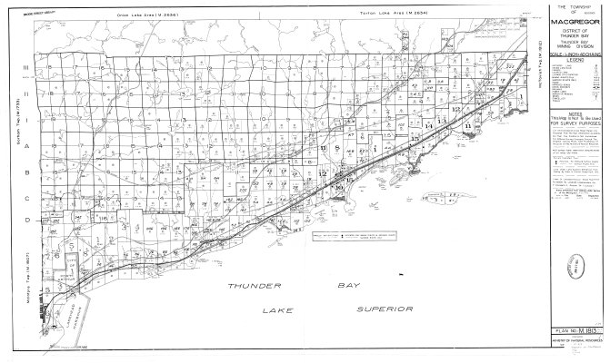 The Township of MacGregor : District of Thunder Bay