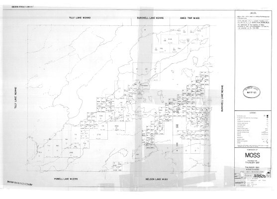 Township of Moss : District of Thunder Bay