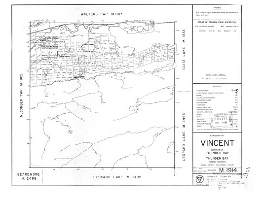 Township of Vincent : District of Thunder Bay