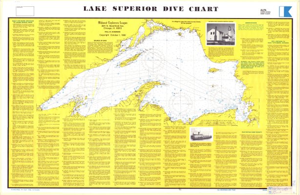 Lake Superior Dive Chart