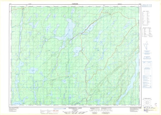 Wintering Lake : Thunder Bay District