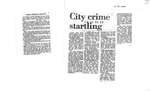 City crime startling