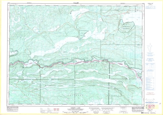 Arrow Lake : Canada - United States of America