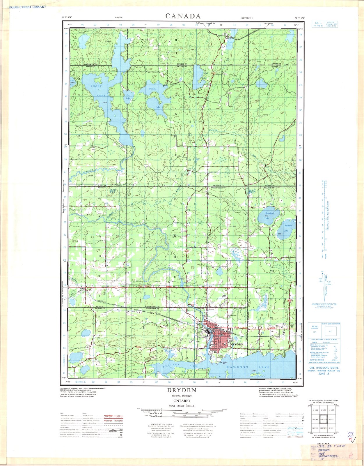 Dryden Kenora District The Gateway to Northwestern Ontario History
