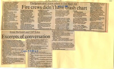 Fire Crew Didn't Have Crash Chart