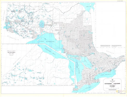 Township Map Northern Ontario Geographic Townships In The Province Of Ontario: The Gateway To Northwestern  Ontario History