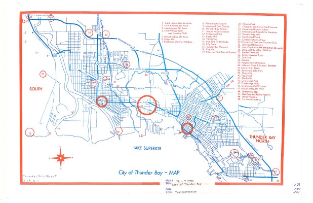 City of Thunder Bay - Map