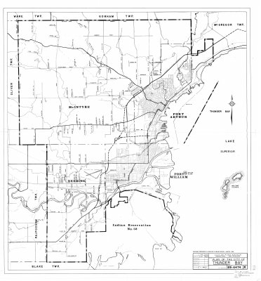 Plan of the City of Thunder Bay