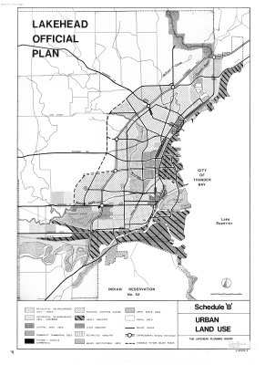 Lakehead Official Plan : Schedule &quot;B&quot; Urban Land Use