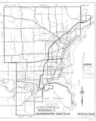 City of Thunder Bay Official Plan : Schedule &quot;C&quot; Transportation Road Plan