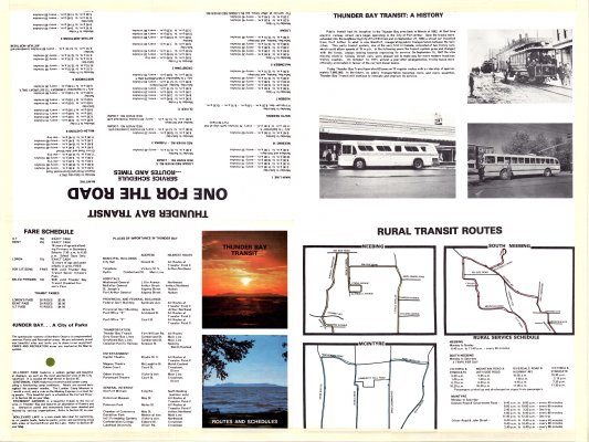 Thunder Bay Transit : Routes and Schedules