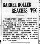 Barrel Roller Reaches 'Peg