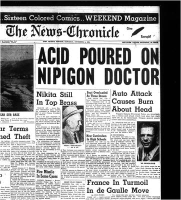 Acid Poured On Doctor