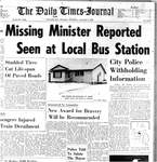 Missing Minister Reported Seen At Bus Station