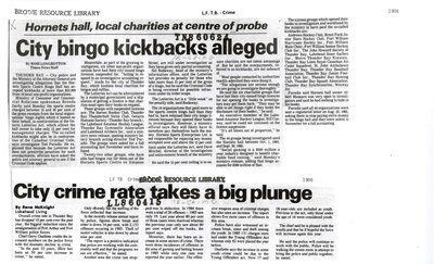 City Bingo Kickbacks Alleged