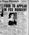 Four To Appear In Fox Robbery